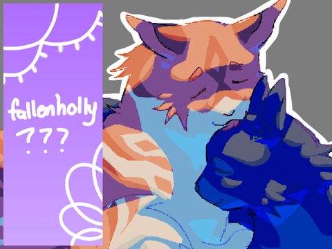 hollyleaf and fallen leaves