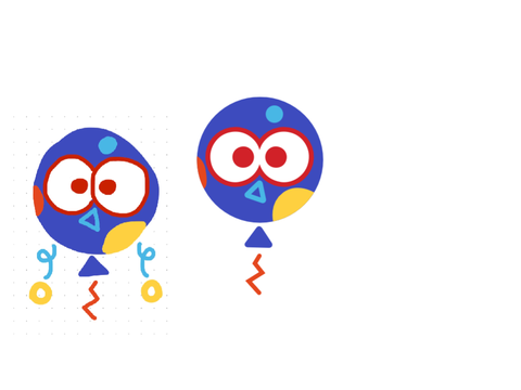 Made his nose & tail or whatever the heck it’s called