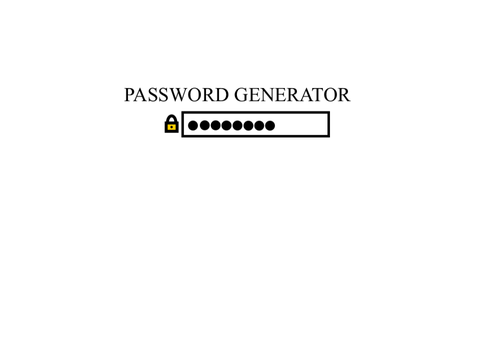 password generator