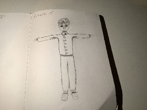 Drawings of My Characters in My Story