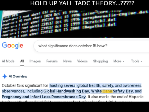 HOLD UP YALL TADC THEORY...?????