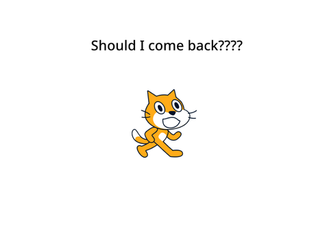Should I come back????