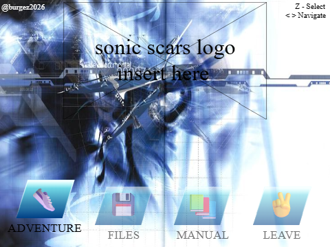 SCARS new menu layout mockup