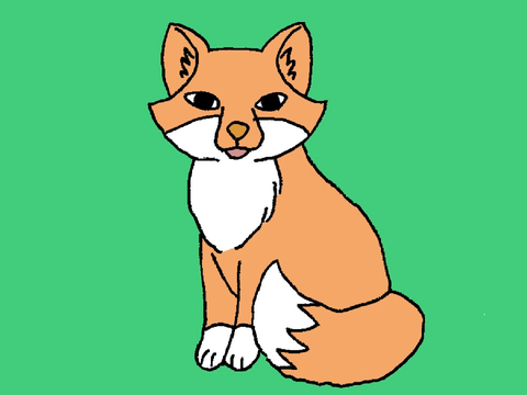 Fox drawing