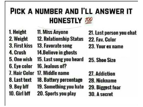 I'll answer truthfully