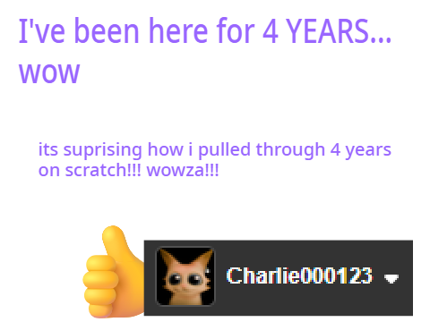 4 years!!!