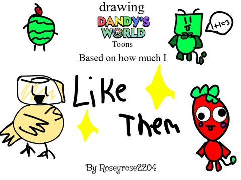 Drawing toons based on how much I like them