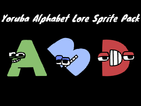 Yoruba Alphabet Lore Sprite Pack