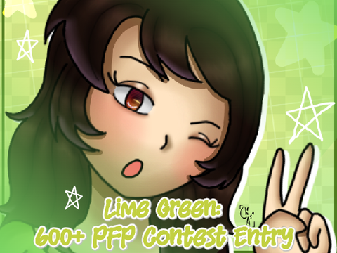※ Lime Green ¦ 600+ PFP Contest Entry ※