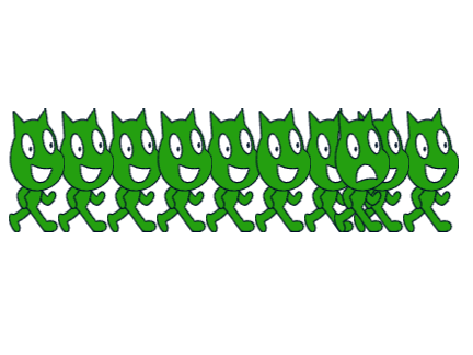 green bottles