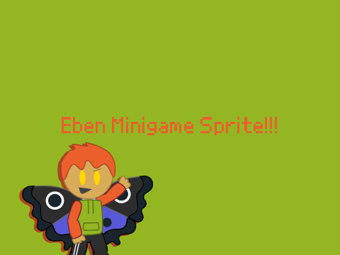 Eben (New oc) Minigame Sprite  