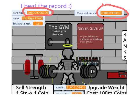 Weight Lift Sim New Record :)