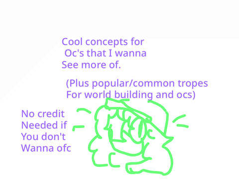 Art concepts, worldbuilding and oc tropes