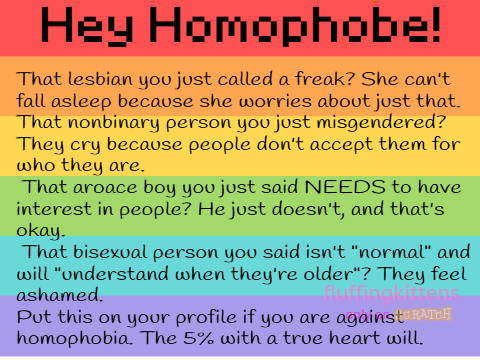Hey, Homophobe! [not mine]