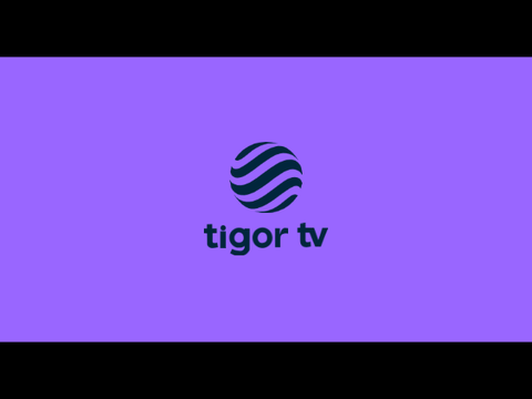 Tigor TV - Nowy Ident (2025) czarne logo