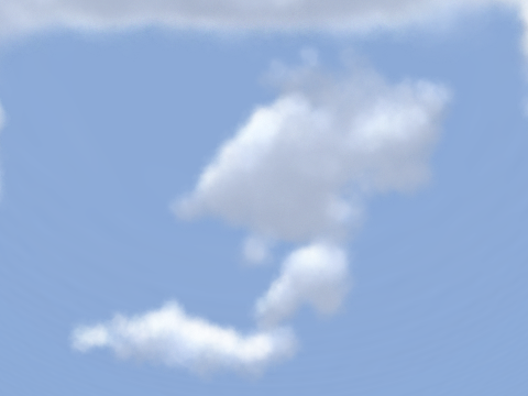Volumetric Stamped Clouds