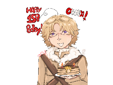 Happy birthday Canada!!! Hetalia