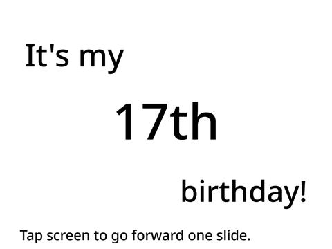 17th Birthday Special