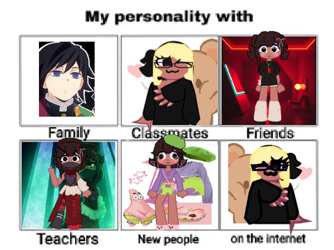My personality my characters  remix remix remix remix remix remix