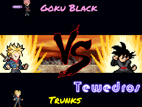 Trunks Vs Goku Black W.I.P