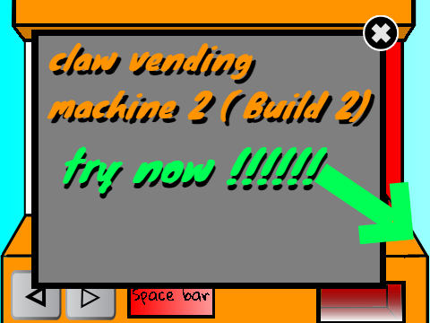 Claw vending machine