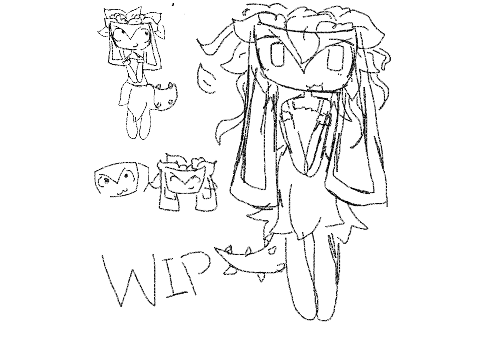 WIP of my next drawing! (Updated description.)