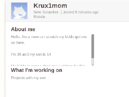 MY MOM JUST JOINED SCRATCH