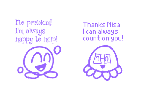 random comic with nisa