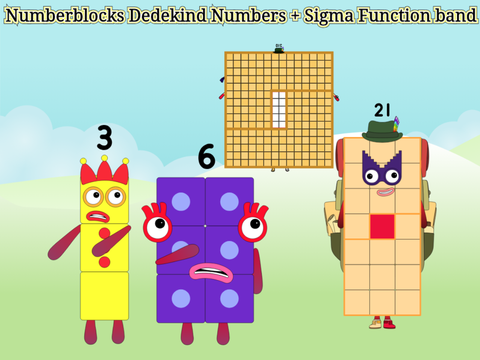 Numberblocks Dedekind Numbers + Sigma Function Band (Part 1)