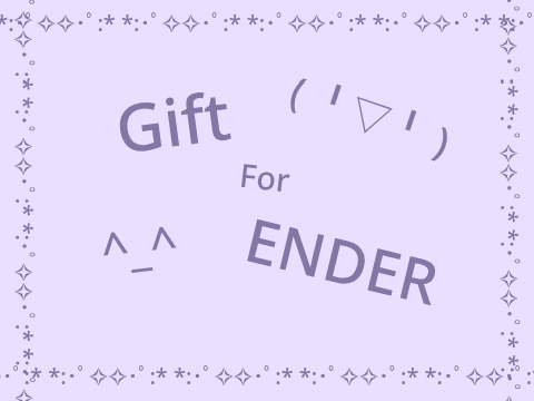 Very small gift for Endah!