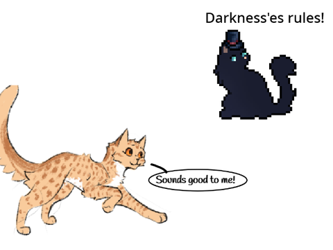 Darkness’ rules - Agreed
