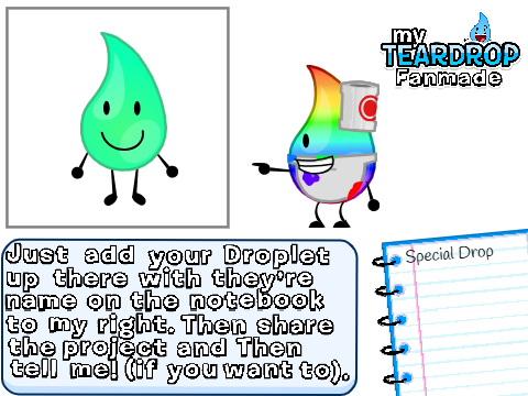 My teardrop fanmade: Special Drop