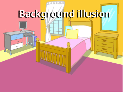 Background illusion