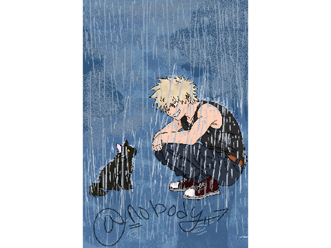 Drew my boy!!❤❤ #Bakugo