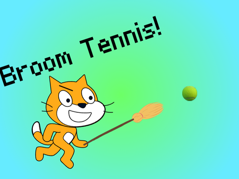 Broom tennis!