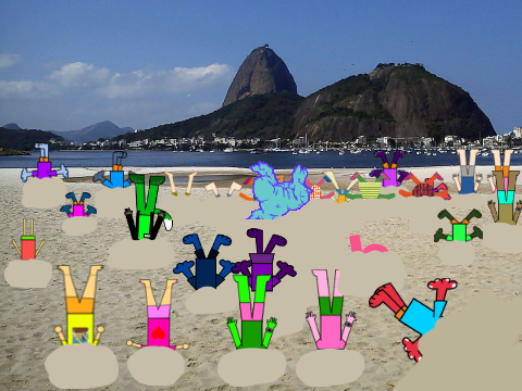 Add yourself getting stuck headfirst in the sand! (12) remix
