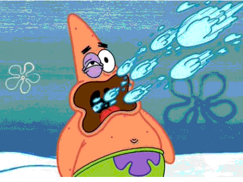 Patrick gets bombarded by snowballs while I play unfitting music