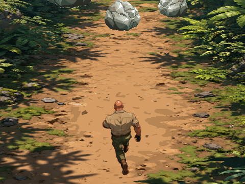 Jumanji Rock Dodge (Unfinished got stuck)