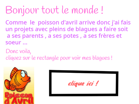 premier avril !