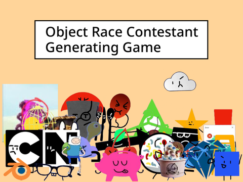 Object Race Contestant Generating Game