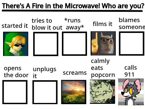 There is a fire in the microwave!  Remix #4 remix