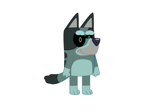 The Rigor Hound (the bluey version of lord mortis)