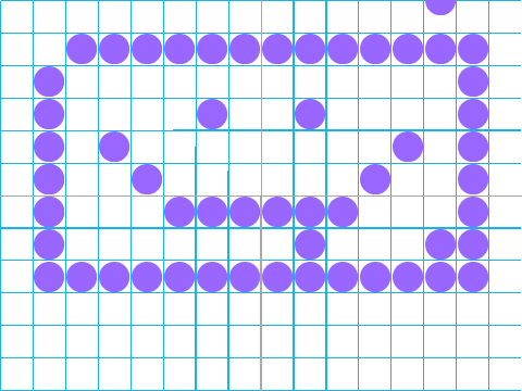 Grid Snapping drawing game
