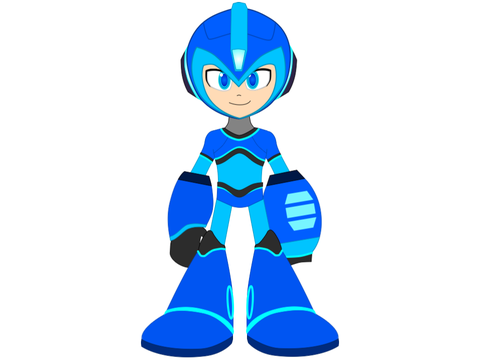 Mega Man (Fully Charged) Vector, but better!