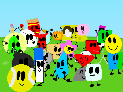 BFDI intro but I made my own sprites