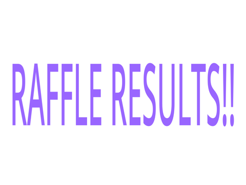 RAFFLE RESULTS!! + moving