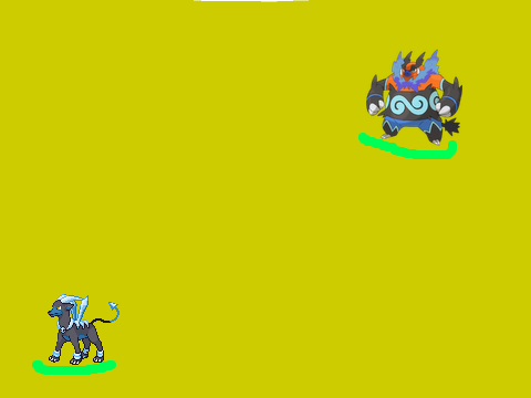 shiny Embaor v.s. shiny Houndoom