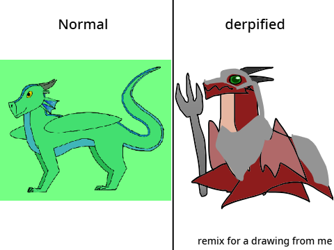I'll draw your OCs derpified @Karof14