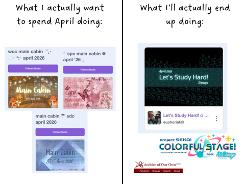 expectations vs reality: april camps