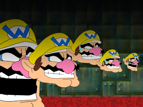 Wario [chasing Wario ×4]